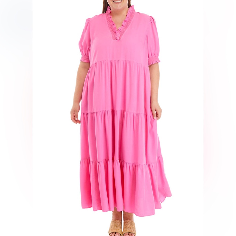 Crown & Ivy Pink Maxi Dress
